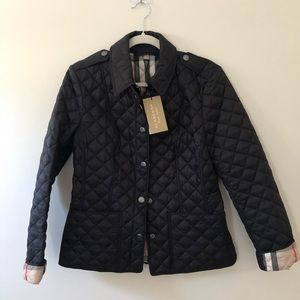 BURBERRY Black jacket size M NEW WITH TAGS
